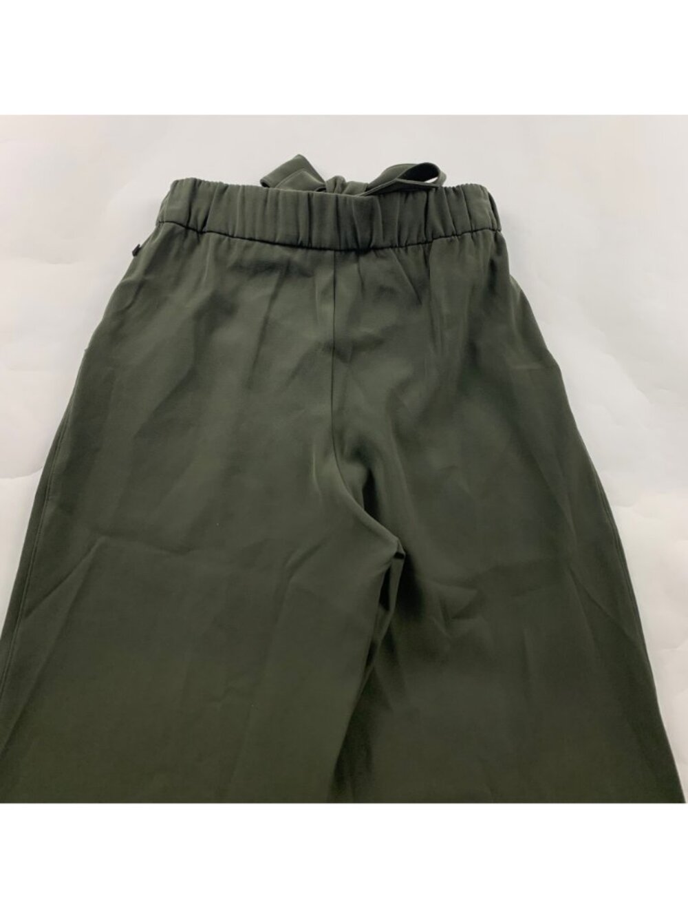 Lululemon Dark Olive Noir Belted High Rise Wide Leg Trouser 4 - Picture 6 of 6